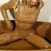 RevSlymsford: Kaydens The Muddy Cheerleader Wanks And Cums!