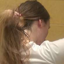 Big_Tits_Gunge: Lauren In 'Messy Hair Don't Care'
