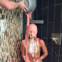 FunFilled Photography: Mallory's Yellow Bikini Messy Strip Trivia Challenge!