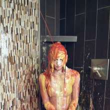 FunFilled Photography: Mallory's Yellow Bikini Messy Strip Trivia Challenge!