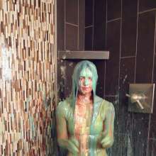 FunFilled Photography: Mallory's Yellow Bikini Messy Strip Trivia Challenge!