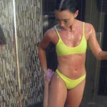 FunFilled Photography: Mallory's Yellow Bikini Messy Strip Trivia Challenge!