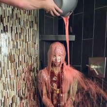 FunFilled Photography: Mallory's Yellow Bikini Messy Strip Trivia Challenge!