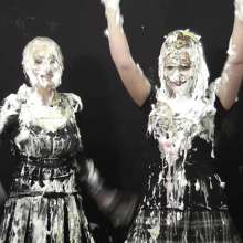 RevSlymsford: Messy Jessie and Cherry In Another Cherry Challenge: Rps Pie
