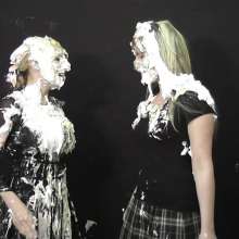 RevSlymsford: Messy Jessie and Cherry In Another Cherry Challenge: Rps Pie