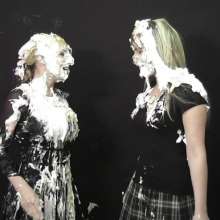 RevSlymsford: Messy Jessie and Cherry In Another Cherry Challenge: Rps Pie