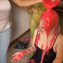 RevSlymsford: Messy Office Ep 2: Nicolette Slimed For No Knickers