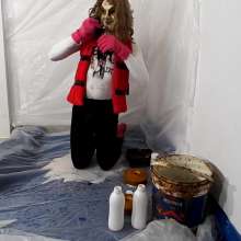 Wetlook Doll: Messy Teenage Clouthing