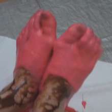 Alumi: Japanese ballerina Sora in "Messy White Socks and Bare Feet"