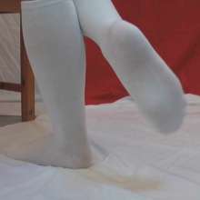 Alumi: Japanese ballerina Sora in "Messy White Socks and Bare Feet"