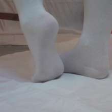 Alumi: Japanese ballerina Sora in "Messy White Socks and Bare Feet"