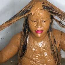 very-wet: Mud Messes up Brenda's Hair