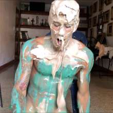 RevSlymsford: Evil Nicolette Femdom Tortures Rafa With Spit and Mess