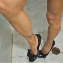 MadelineOasis: Clara's Zebra Dress Shower Hand Job