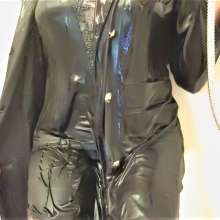 MadelineOasis: A Short Black Office Dress, and Lingerie in Shower