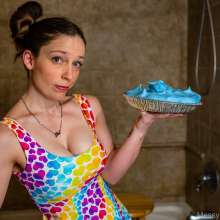 WildThang: Photoset: Clubbing Wife Gets Pied and Slimed