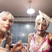 Missblueeyes7777: Pie Fight