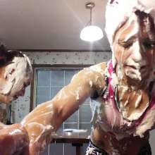 Missblueeyes7777: Pie Fight