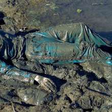EgyptianRRR: Girl wearing blue tracksuit and fila sneaker having fun in mud