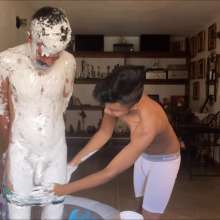 RevSlymsford: Saul Tied Up and Marshmallow Creamed For Losing A Bet