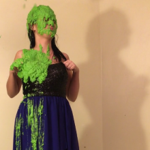 Slimed Models: Sera Gets Nasty Green Slimed in a Prom Dress!  Now on $25 Patreon Tier