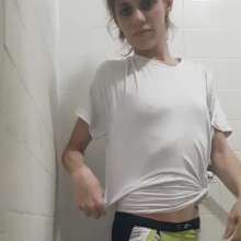 Missblueeyes7777: Sporty Short Skirt Wetlook Girl