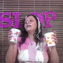 Big_Tits_Gunge: Summer's Gets Suggestive With Her Creamy Yogurt