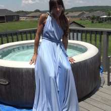 Jayce: The Maid of Honor?  Wets the Dress and Its Perfect!