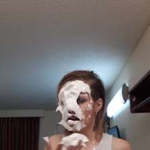 Missblueeyes7777: Thong Wearing Pie Smashing Cutie