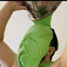 BatmanBeginsRules: Glopped and Slopped w/ Green Slime and Pies