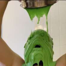BatmanBeginsRules: Glopped and Slopped w/ Green Slime and Pies