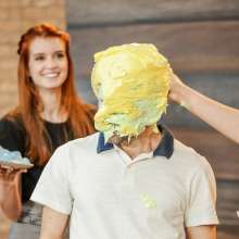 walking the plank: New!  Guy getting pied Program 16 pt 01