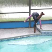 Tight and Wet Clothes: A Tight Levi's Jeans Swim in the Rain