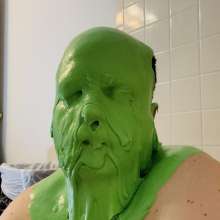 BatmanBeginsRules: Glopped and Slopped w/ Green Slime and Pies