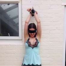 ErinMoore: Bound and Blind-folded--teased, Fucked Then Messed Up!