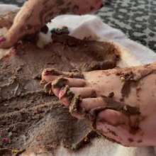 JennysPerfectPaws: Chocolate Rainbow Cake Mush