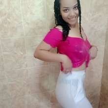 WetPlace: Danny Shower In White Clothes