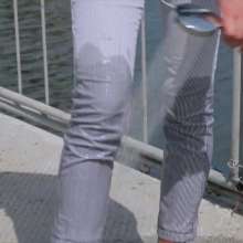 Wet Live Team: Daria Successfully Soaked All Her Jeans in the River