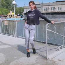 Wet Live Team: Daria Successfully Soaked All Her Jeans in the River