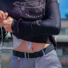 Wet Live Team: Daria Successfully Soaked All Her Jeans in the River