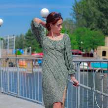 Wet Live Team: Daria's Wet Walk and Her Wet Casual Dress with Heels