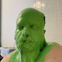 BatmanBeginsRules: Glopped and Slopped w/ Green Slime and Pies