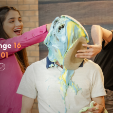 walking the plank: New!  Guy getting pied Program 16 pt 01