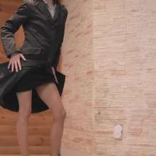 Wet Live Team: Heels and Coat Got Completely Wet in the Pool!  Wetlook Girl