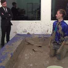 WamtasticUK: James and Adam Muddy Suit and Satin Shirt Rip