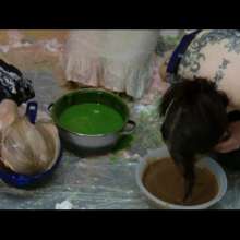 RevSlymsford: Lacey, Cherry and Messy Jessie Have Head Dunking Fun