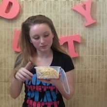 Big_Tits_Gunge: Lauren Creamed While Eating Her Pasta
