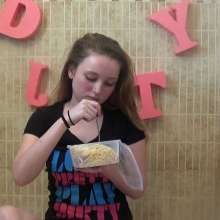 Big_Tits_Gunge: Lauren Creamed While Eating Her Pasta