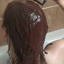 Big_Tits_Gunge: Lauren's Chocolate Milk and Pudding Bath