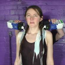 DungeonMasterOne: Chastity's Milky Disco Shorts